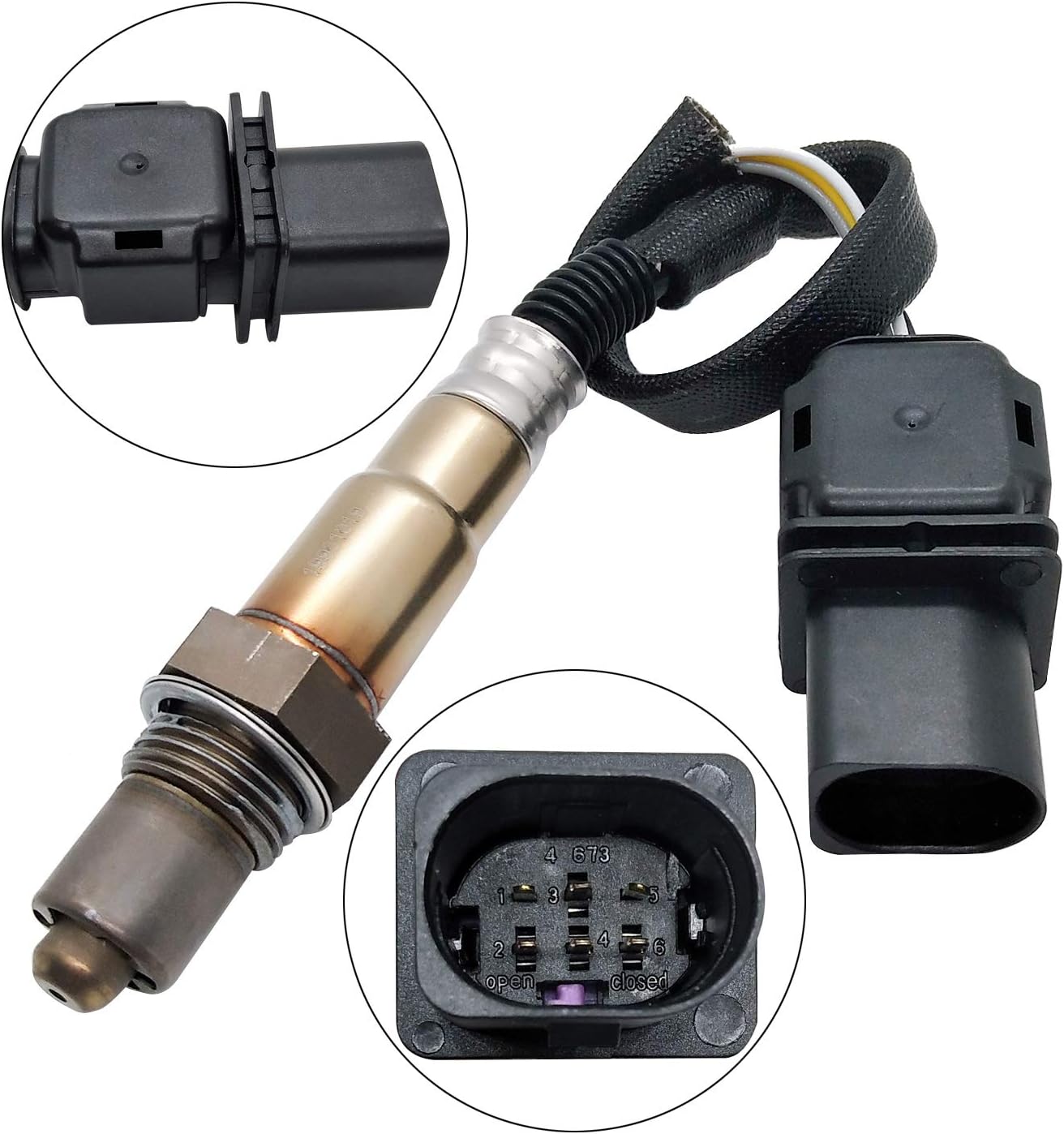 2Pcs O2 Oxygen Sensor Upstream Replacement For Ford Edge F-250 F-350 Flex Fusion Mustang 234-5097 234-5097