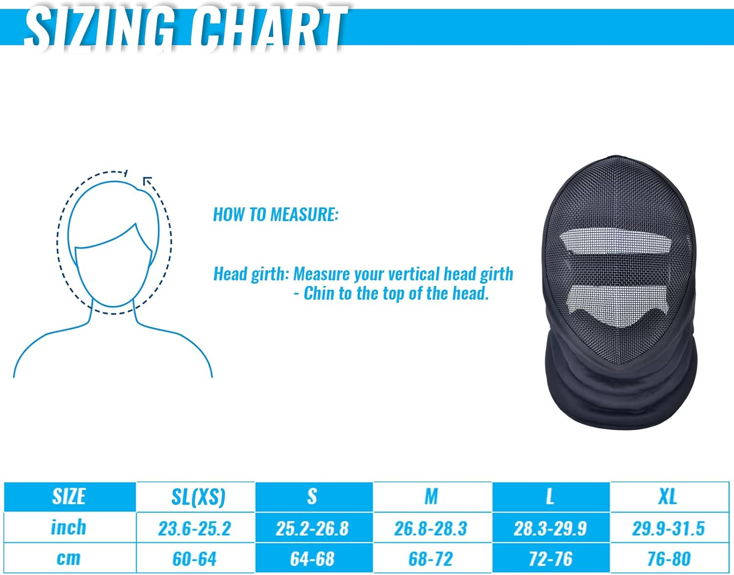 Coach Fencing Mask - 350N Mask with Removable Lining - CE Certified Coach Fencing Helmet