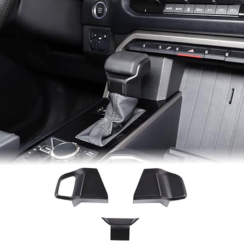 Vista 15 de Aunginsy Cubierta de freno de mano para palanca de cambios de automóvil, compatible con Toyota Tundra 2022+, Sequoia 2023+ y Tacoma 2024+, perilla