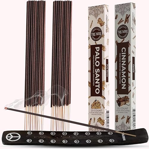 Vista 238 de Trumiri Incense Sticks - Combo Pack of 40 Insence-Sticks - 20 Rose + 20 Lavender - Insenses - Insents - Incents - Inscense - Incence - Incienso