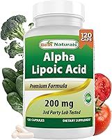 Vista 1 de Best Naturals Ácido Alfa Lipoico 200 Mg 120 Cápsulas