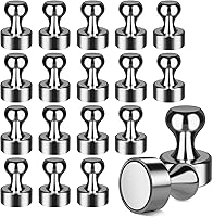 Vista 8 de FINDMAG Paquete de 45 imanes para nevera, imanes pequeños para colgar, imán de nevera para pizarra blanca, mini imanes, imán fuerte para bricolaje