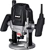 Trend T7 1/2 Inch Variable Speed Workshop Router for Kitchen Fitting, Worktop Joints & Timber Profiling, 1750W, 110V, Black, T7ELK