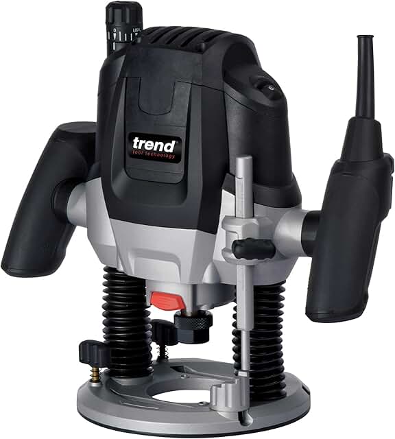 Trend T7 1/2 Inch Variable Speed Workshop Router and Kitbox, Perfect for...