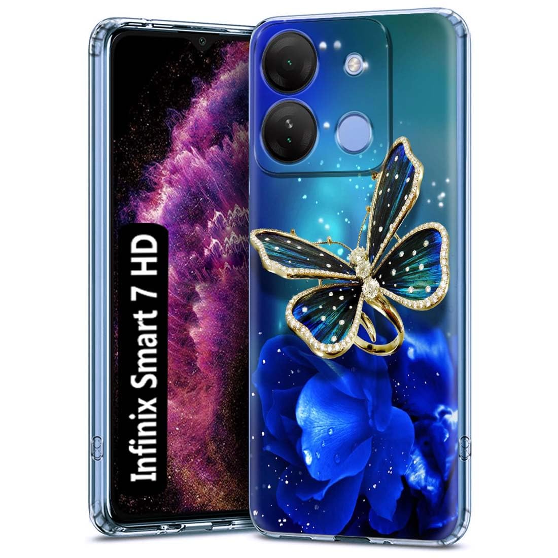 Fashionury Soft Silicon Slimfit Back Cover for Infinix Smart 7 HD Stylish Printed Back Cover for Infinix Smart 7 HD -D0029 (B0C4T29112) Amazon Price History, Amazon Price Tracker
