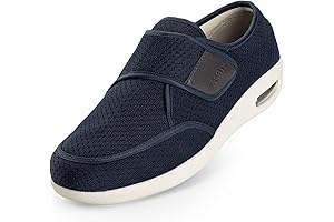 Neuropathy Shoes Men for Wide Feet - Diabetic Shoes for Men with Adjustable Closure