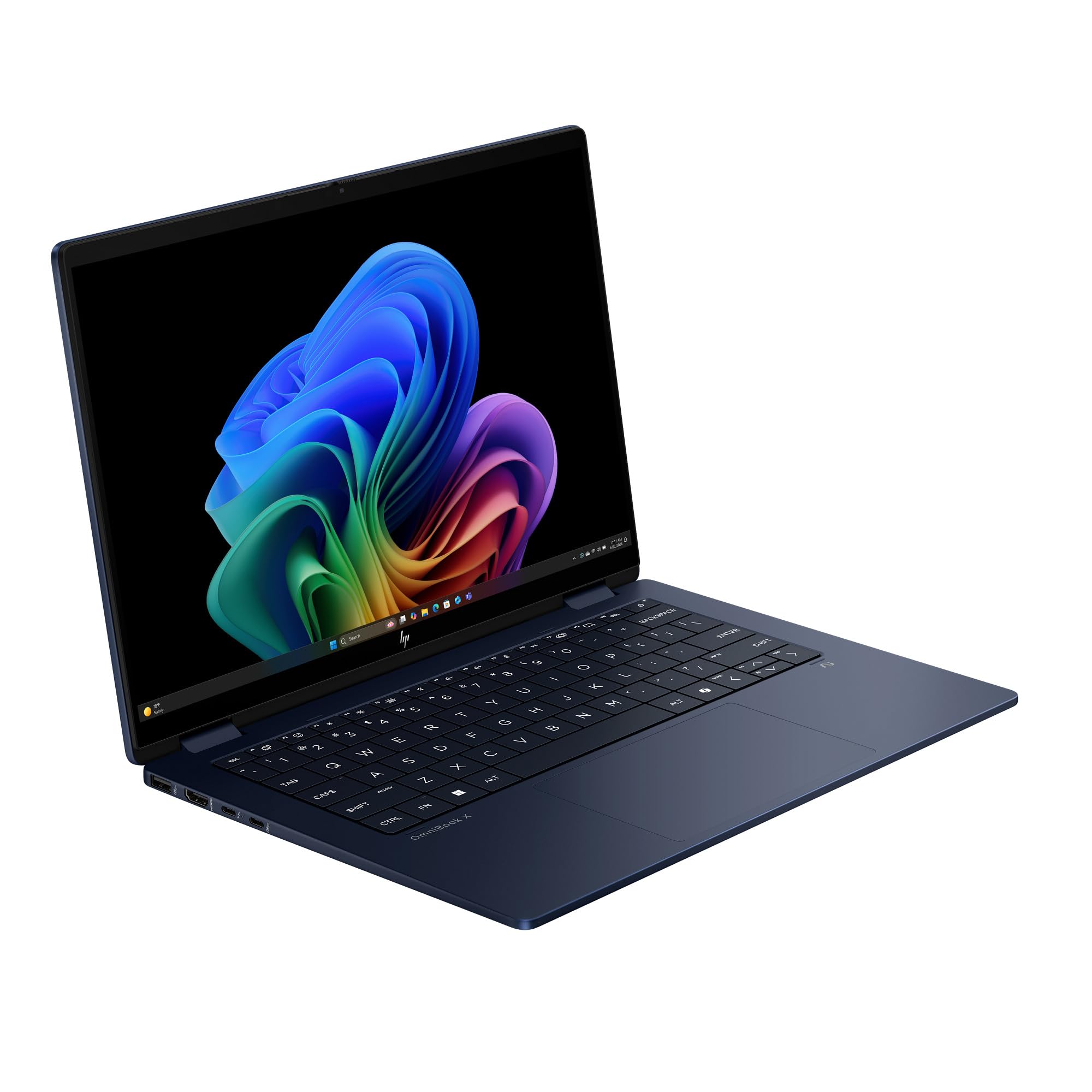 HP OmniBook X Flip 2-in-1 Next Gen AI 14" Laptop | CoPilot+ PC | Intel® Core™ Ultra 7-256V Processor | 16GB RAM | 1TB SSD | Intel Arc™ 140V Graphics | 2K OLED Touchscreen | Windows 11 | 14-fm0006sa — view 14