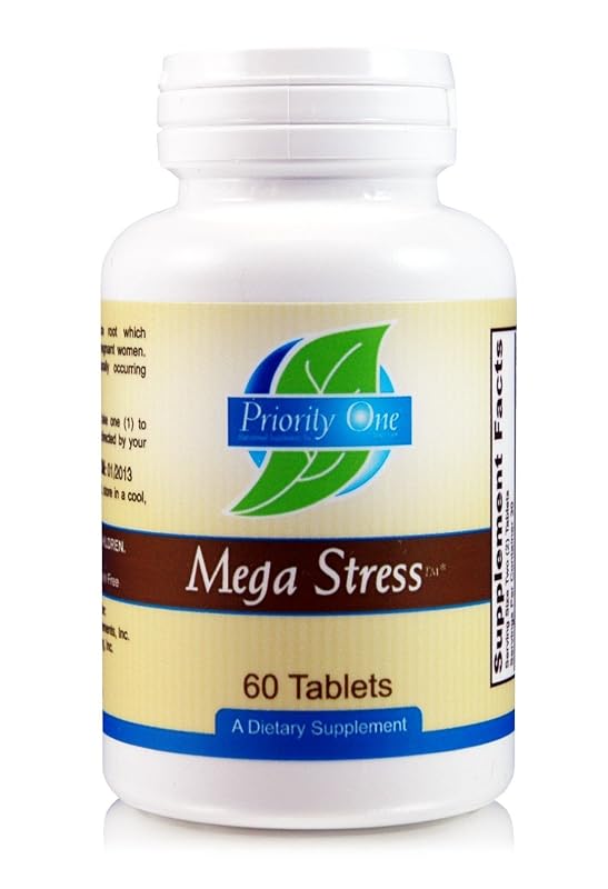 Priority One Suplemento de Extrato Adrenal com Complexo de Vitaminas B 60 comprimidos