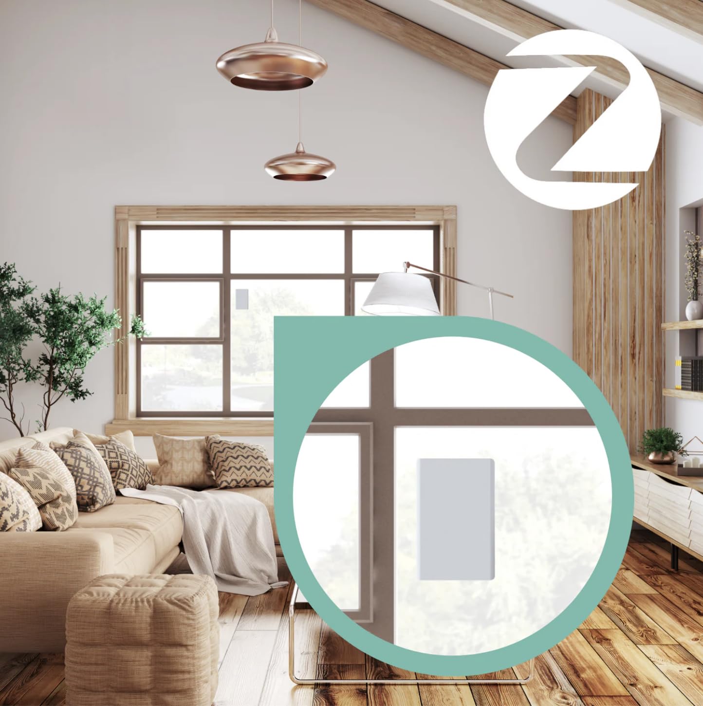 Daewoo Détecteur Vibration Anti-Bris de Glace Zigbee WVD502Z – Pack de 3 – Compatible Centrale Elite PA501Z – Notification App Daewoo Home Connect – sans Abonnement