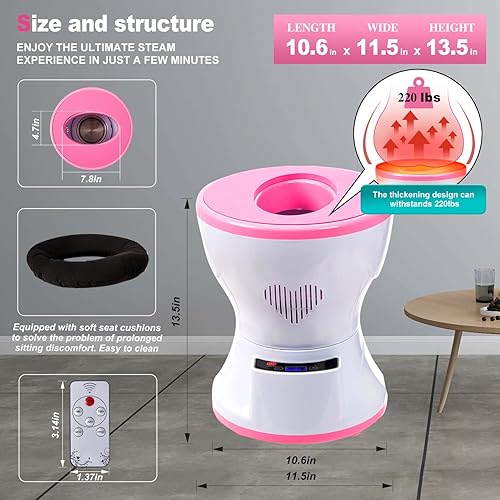 Miniatura 2 de TOKPELA Yoni Kit, asiento Yoni para mujer V limpieza y apriete, Yoni V Pot, V Kit de asiento de vapor, kit de vapor V, kit de asiento de vapor V en