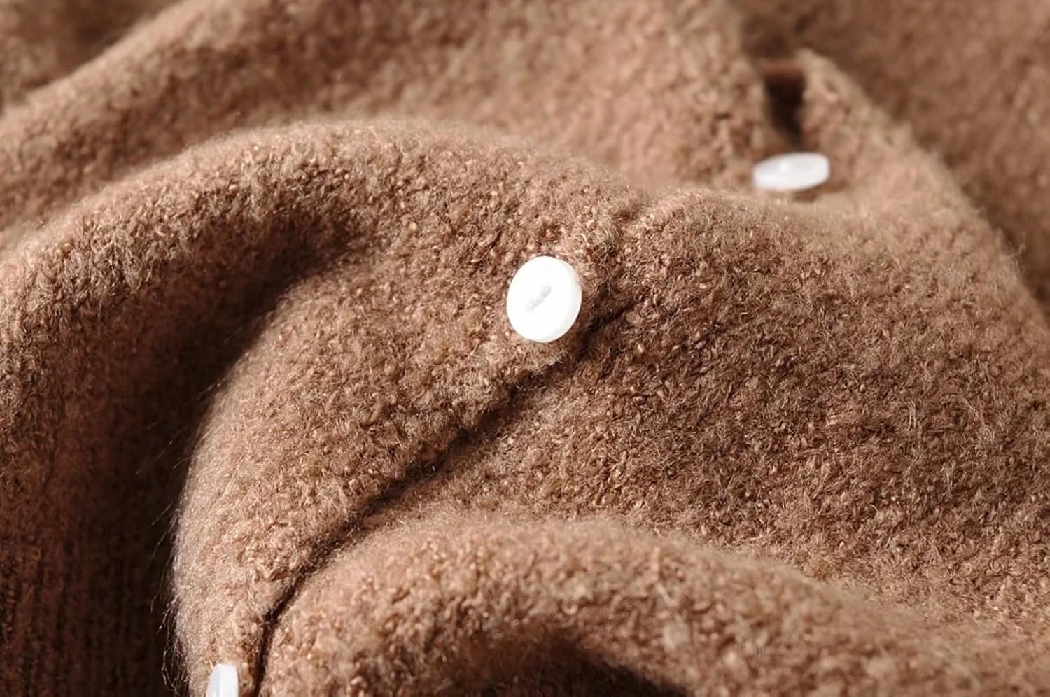 Women's Tailored Cardigan Single Row Buttons Professional Office Wear Stretch Knit Business Casual