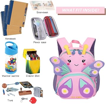 Tanou Toddler Backpack Girls, Kids Nursery Bookbag for Pre-school Reception