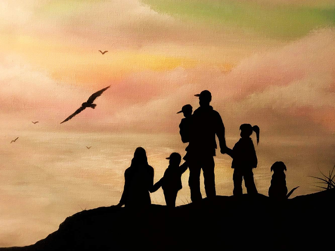 CANVAS Family Vacation by Ed Capeau Art Painting Reproduction