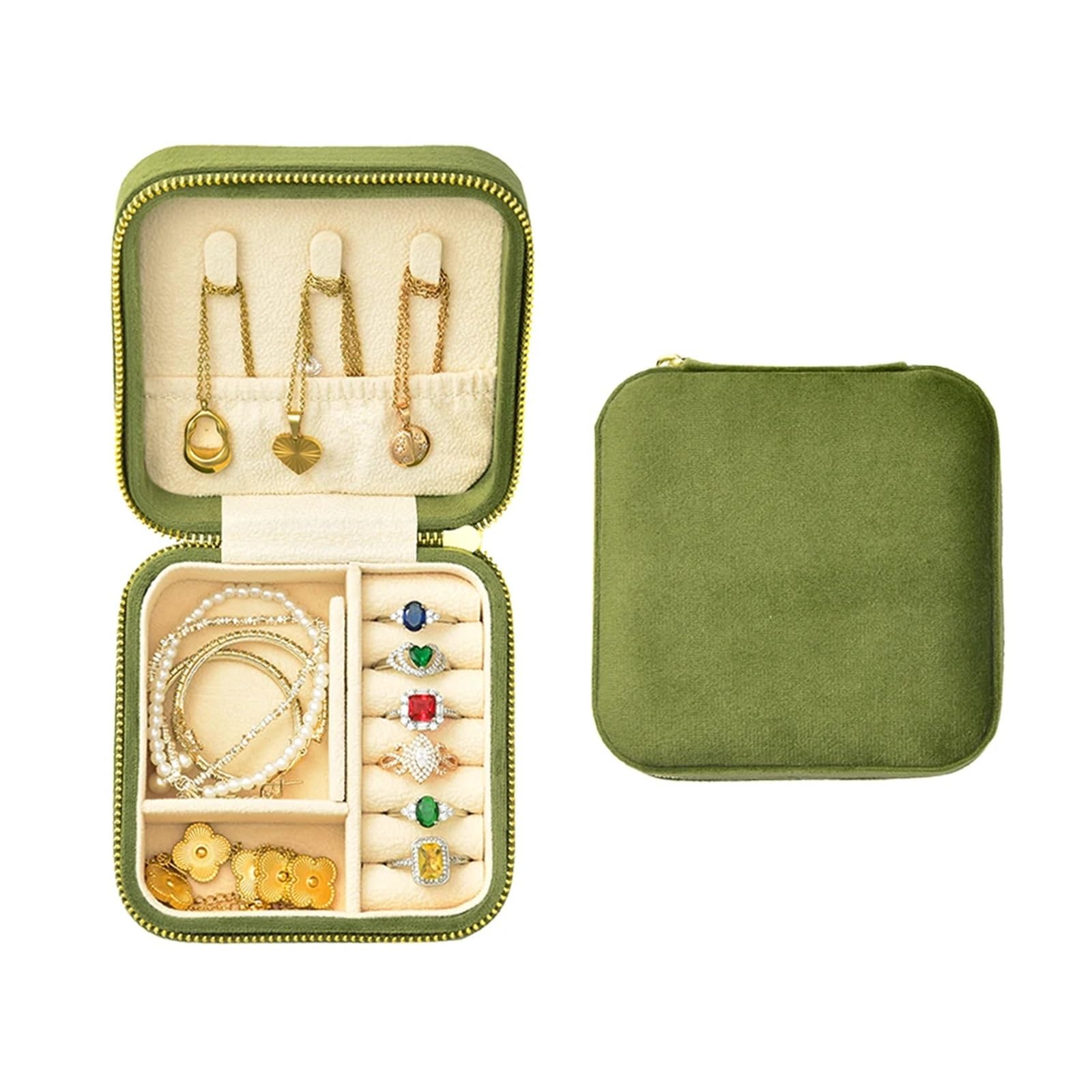 Boite a bijoux voyage compacte et mallette de rangement pour proteger vos bagues