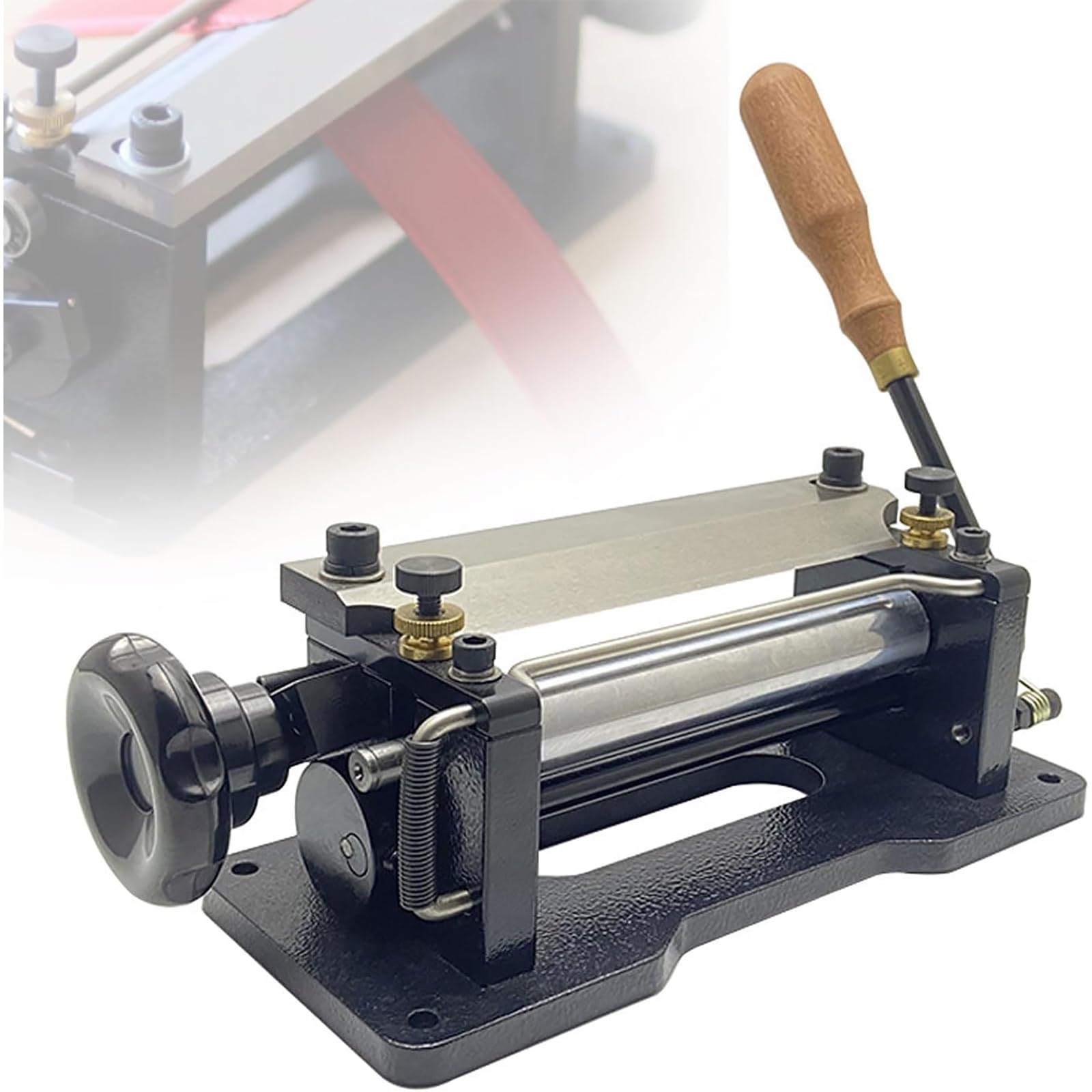 SBCGFY Manual Leather Skiver Paring Machine, Diy Leather Peeling Tools, Maximum Thinning Width 8 Cm/Shaving Blade Length 15Cm, For Home, Shop
