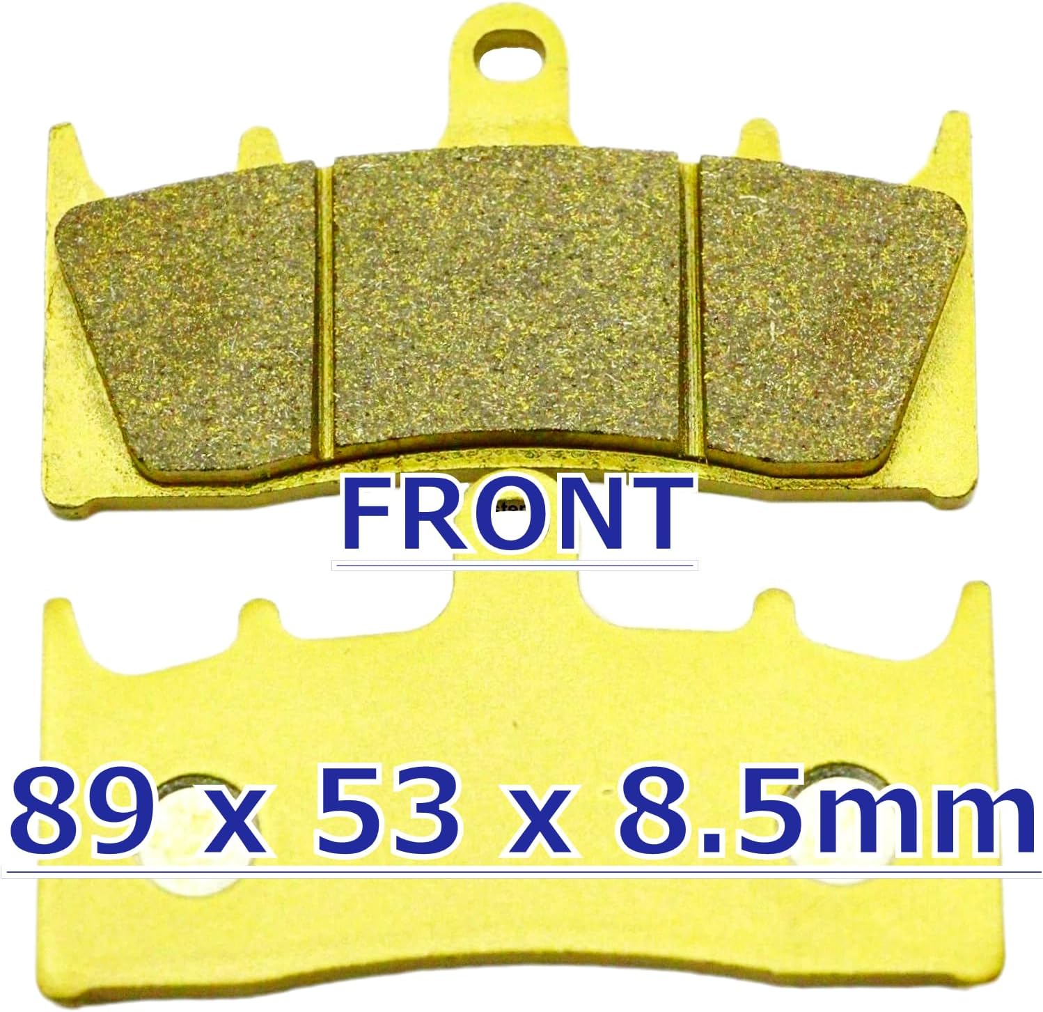 Front Rear Brake Pads Brakes for Kawasaki Ninja ZX 6R ZX600 1998-2002 - ZZR600 2005-2008 - ZX 9R 1996-2001 - ZX636 636CC 2002 FA188 FA192 MC0165