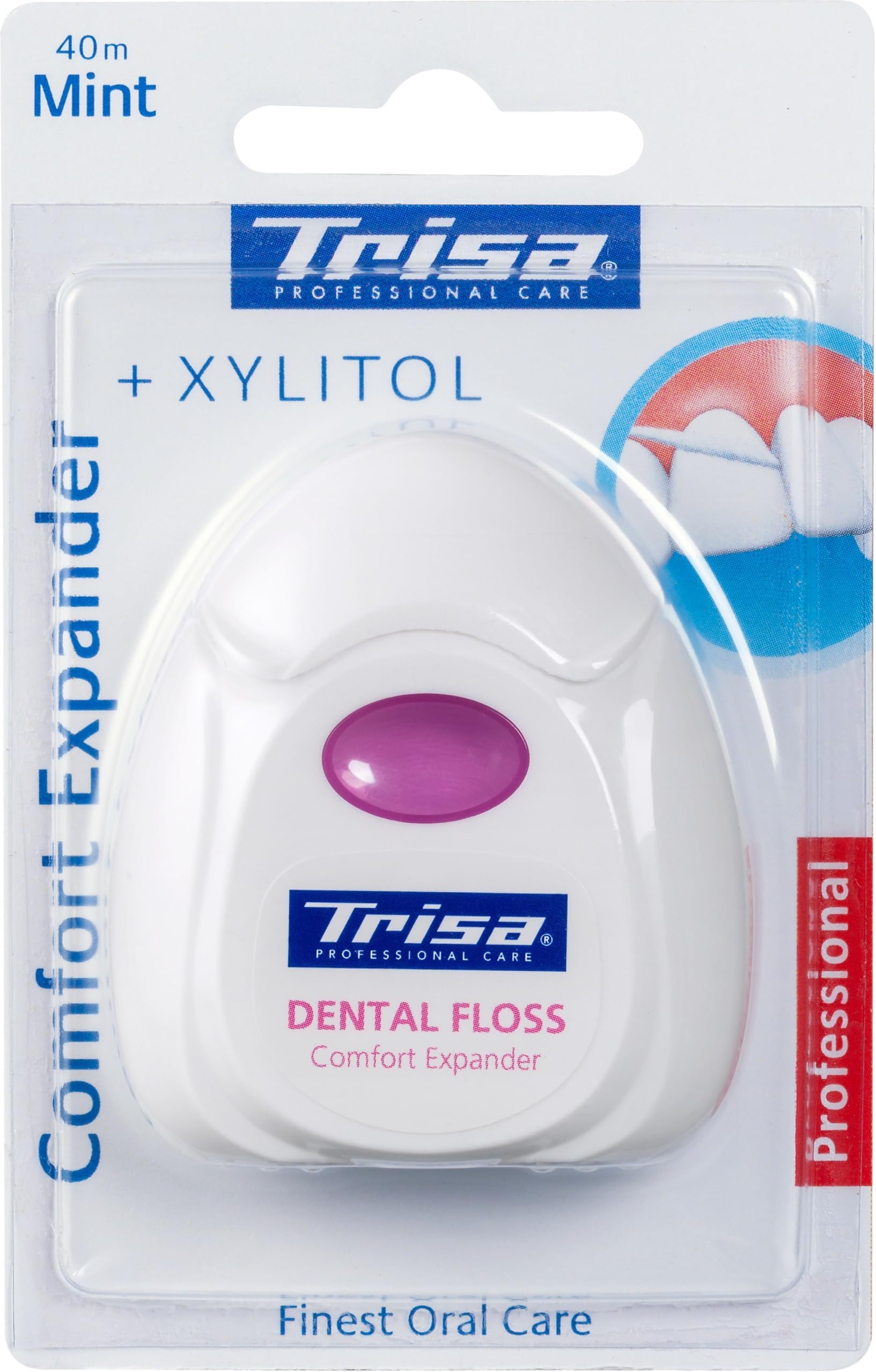 Professional Dental Floss Comfort Expander, Mint 40 M