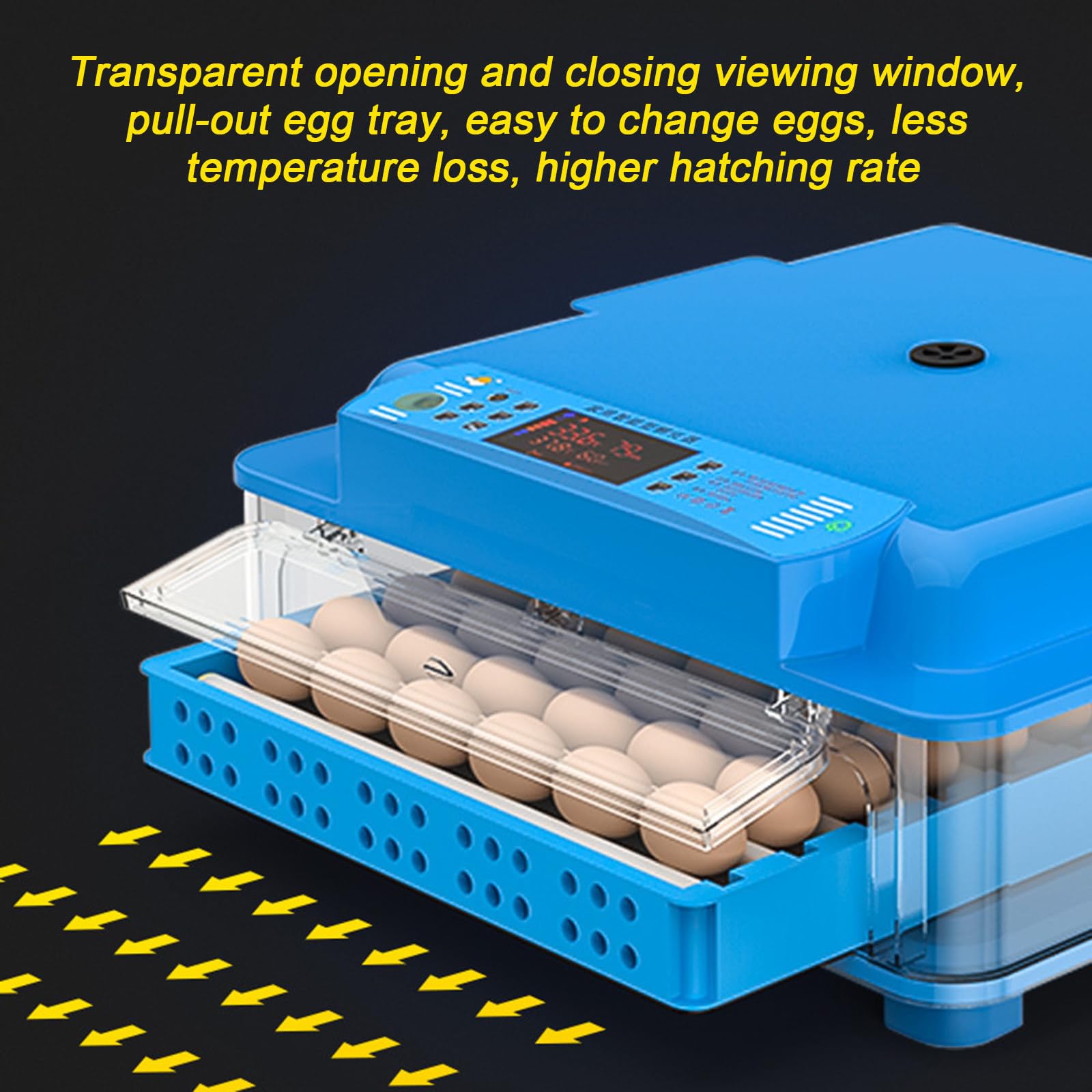 Amazon.co.jp: 64/128/192/256/320 卵インキュベーター、家禽卵の孵化