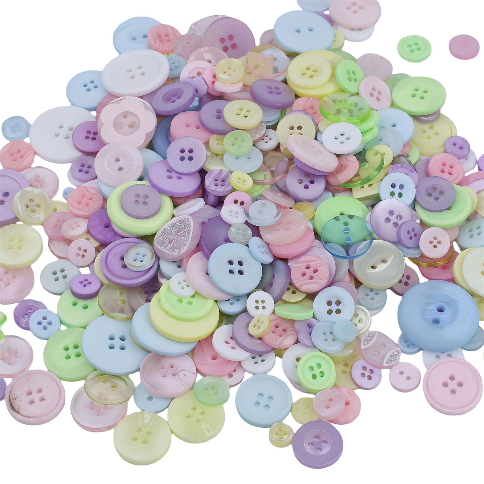 Tsophreniq Macaron Series Colorful Resin Button In Mixed Assortment For Craft Projects Sewing And Decoration Resin Button