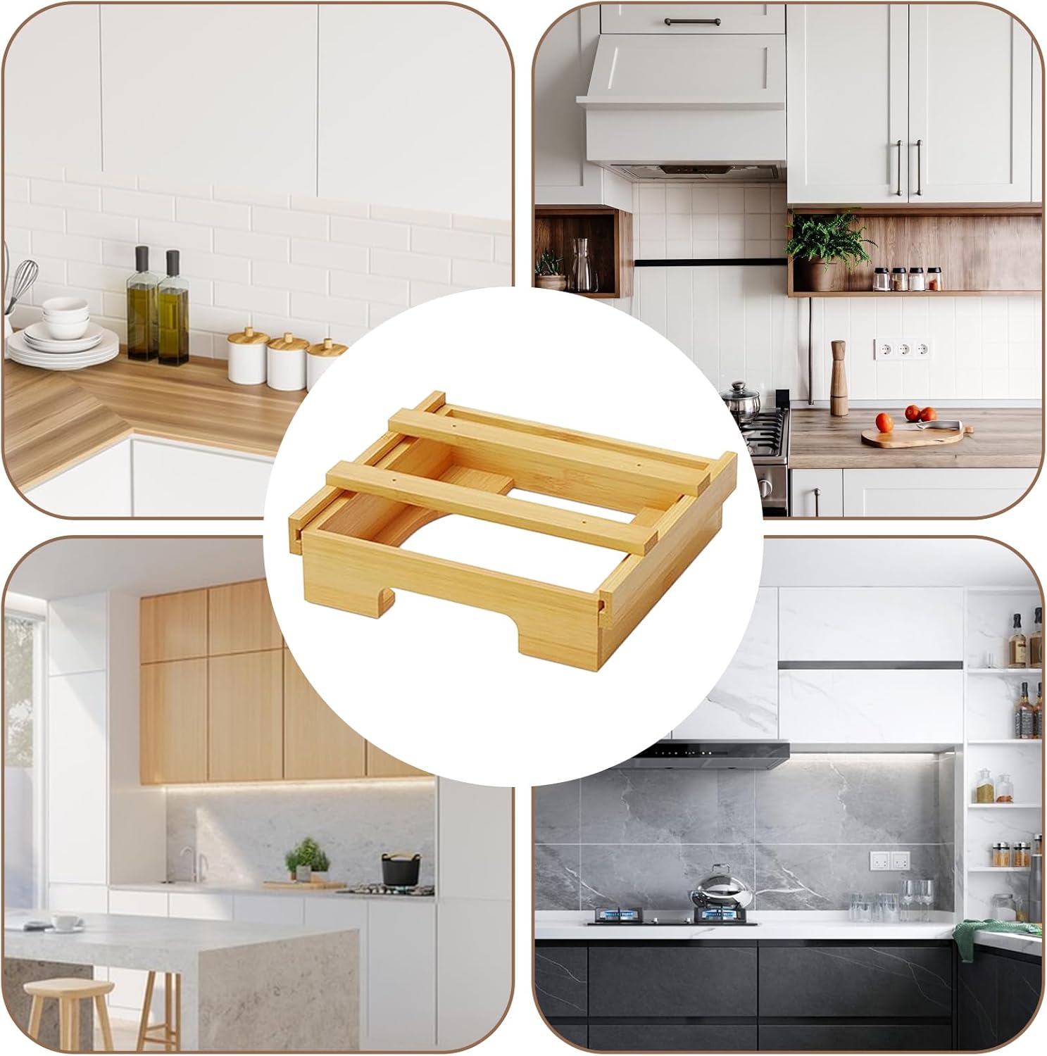 Paper Plate Organizer,Kitchen Paper Plate Storage Shelf | Vertical Cake Dispensers Holders for Apartment, Home, Dorm