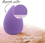 12 pcs Makeup Sponge Blender Sponges for Liquid, Cream, and Powder, Make up sponges for foundation Powder Puff Face Triangle Face Makeup Puff Wet Dry Dual-Use (Purple)