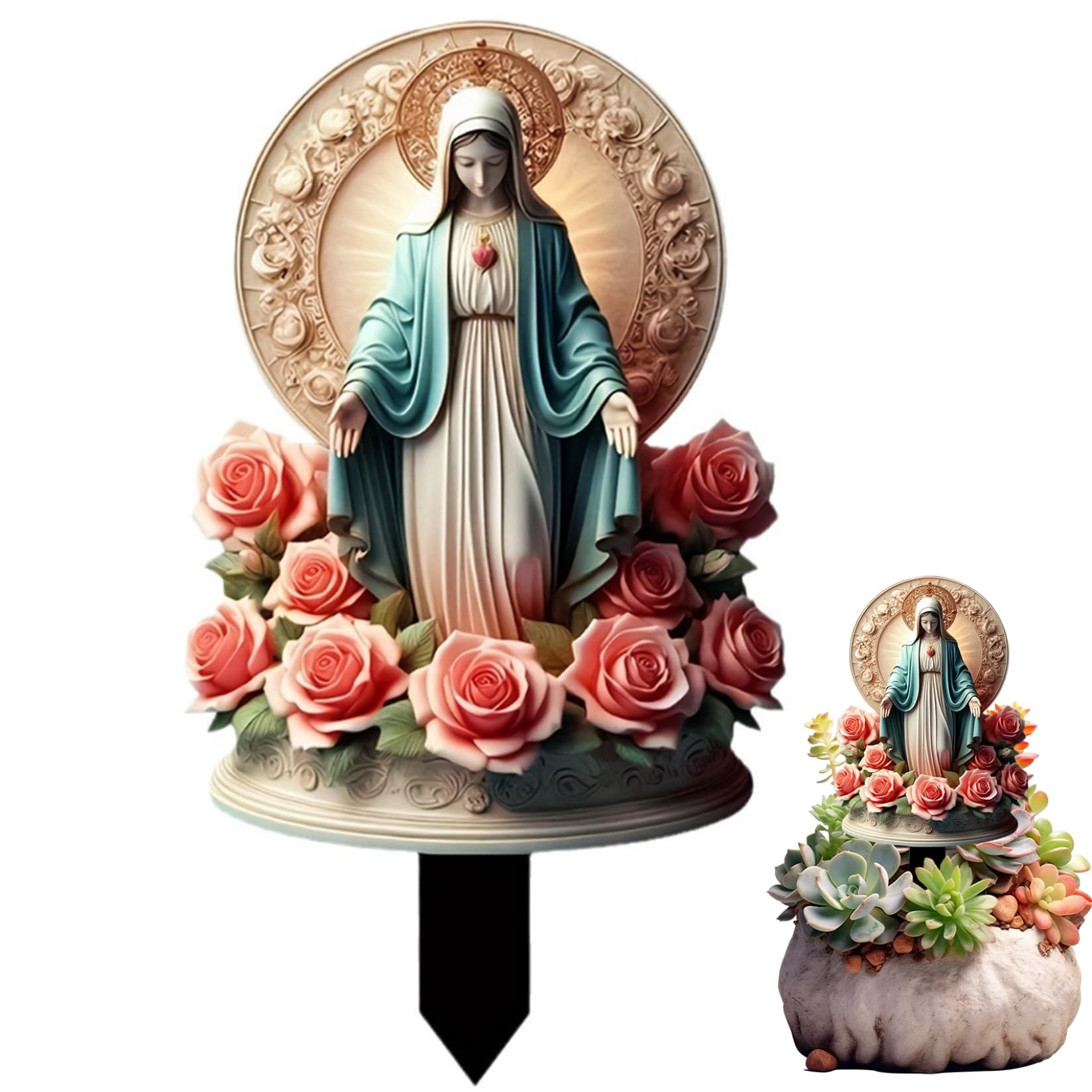 Virgen De Guadalupe Statues,Estatua de Virgen de Guadalupe,The Blessed Virgin Mary Statue,Acrylic Virgin Mary Statue For Home Garden Decor Virgen De Guadalupe Virgen De Guadalupe Virgen De Guadalupe S