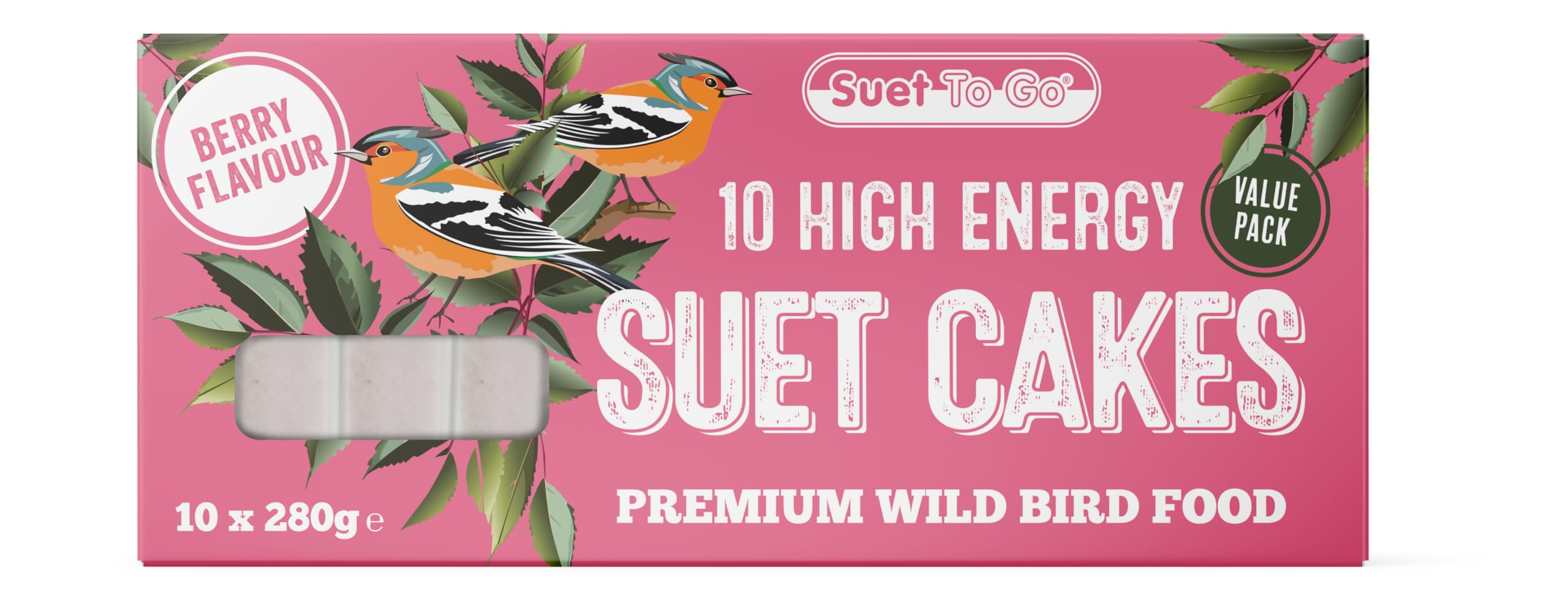 Suet to Go Suet Blocks - Berry 280g x 10