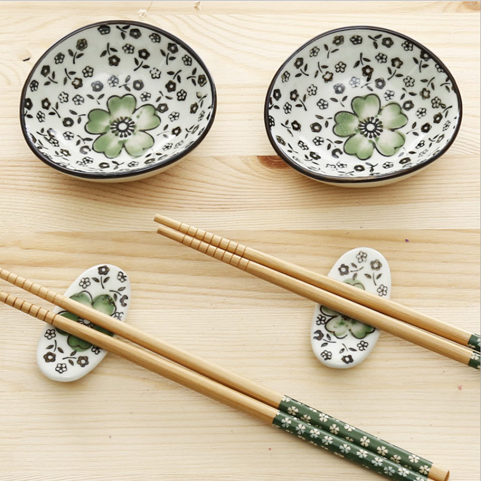 set per servire il sushi, in stile giapponese, per 2 persone