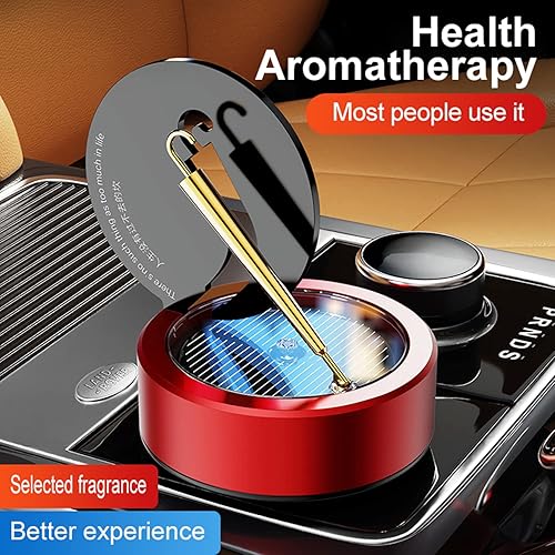 Miniatura 6 de Kwak's Ambientador solar para automóvil, divertido ambientador giratorio solar para automóvil, difusor de aceite esencial, aroma para decoración del