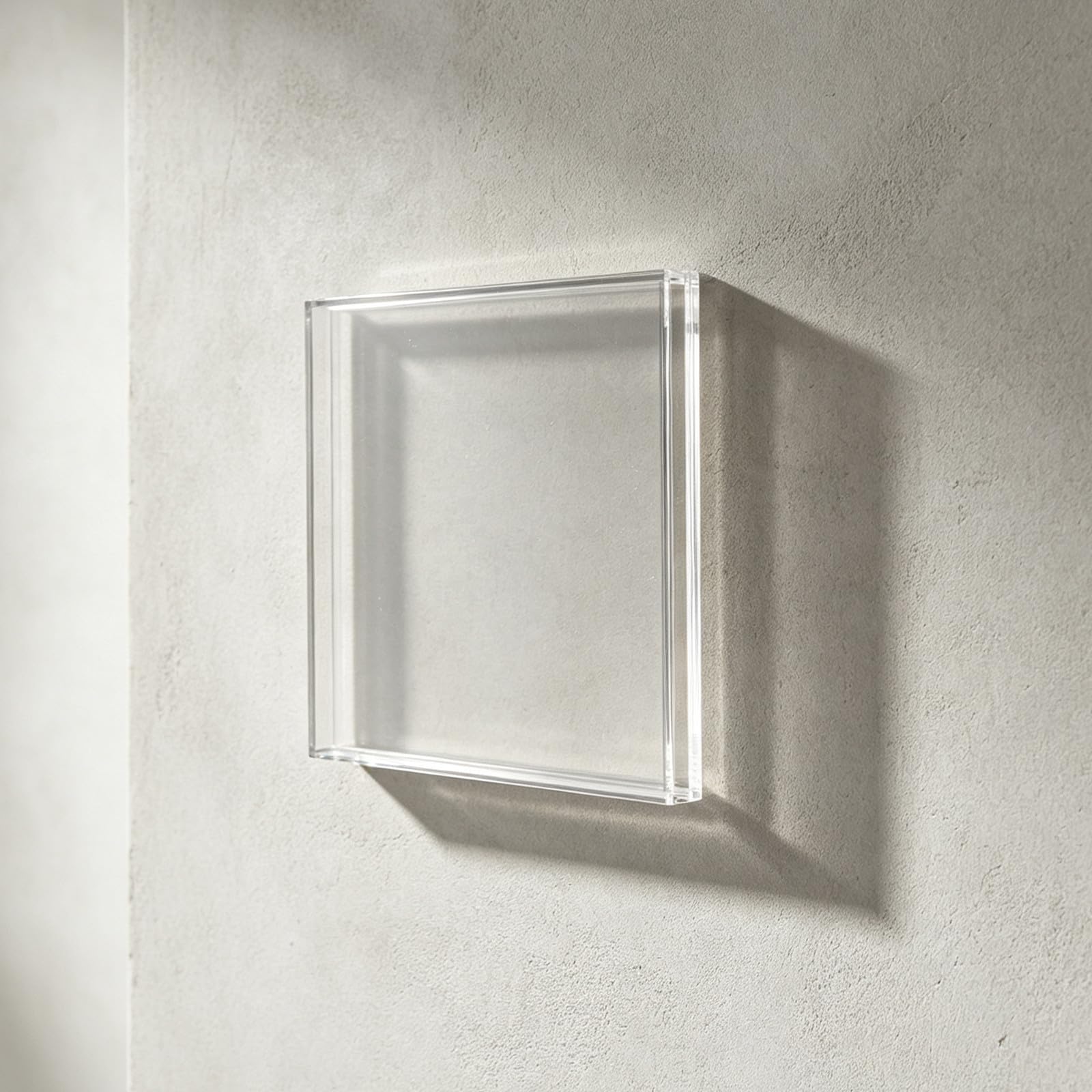 OUNONA Vitrina para discos de vinilo - Marco de exhibición de álbumes de vinilo de acrílico de 7 pulgadas con tapa deslizante - Soporte individual transparente para montaje en pared para sala de