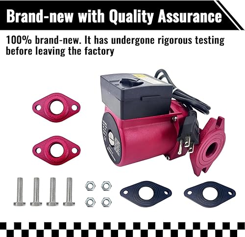 Miniatura 6 de UPS26-99FC 115V 16HP Bomba de caldera de bomba de circulación de agua utilizada para calefacción radiante, calefacción de bobina de ventilador,