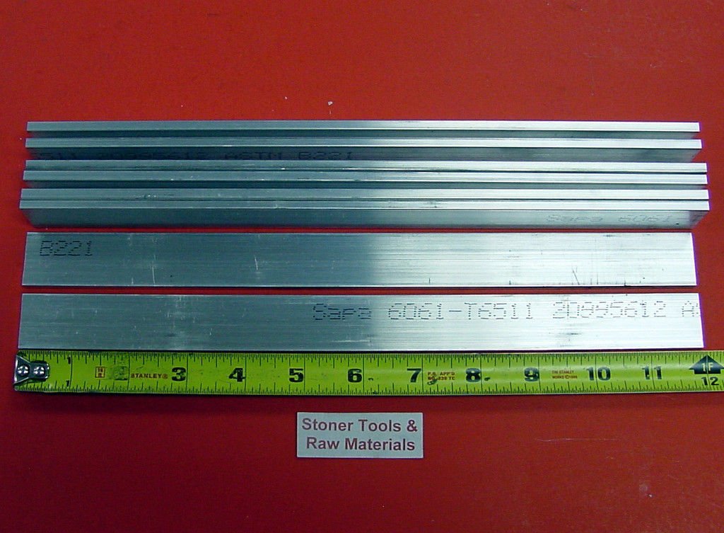 3/16" X 3" X 18" 6061 T6511 Aluminum Flat Bar - Mill Stock For DIY, Fabrication & Machining 3 thumbnail image