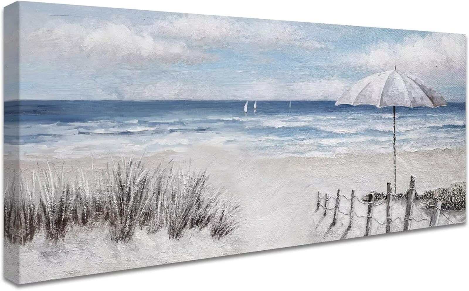 Broderie diamant grand format plage pour couvrir un grand mur blanc vide - 8