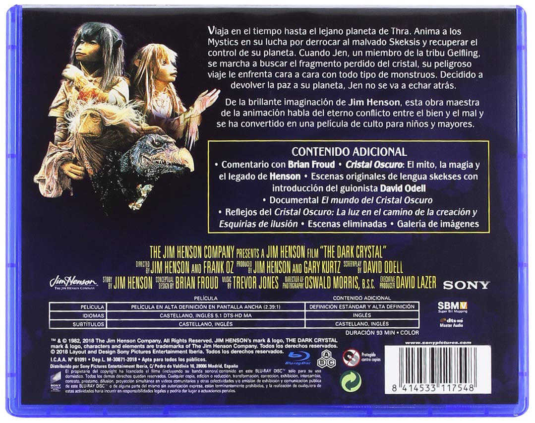 Cristal Oscuro - Edición Horizontal [Blu-ray]