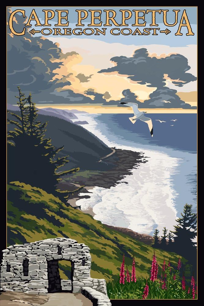 Lantern Press Puzzle Oregon Coast, Cape Perpetua