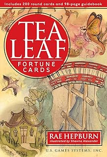 Tea Leaf Fortune Cards: 200 Round Divination Cards, 98-page Illustrated Guidebook for Reading Tea Leaves (Tasseomancy), Ancient Fortunetelling Method