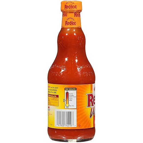 Miniatura 56 de Frank's RedHot Buffalo Wings Salsa picante, 23 onzas líquidas (paquete de 6)