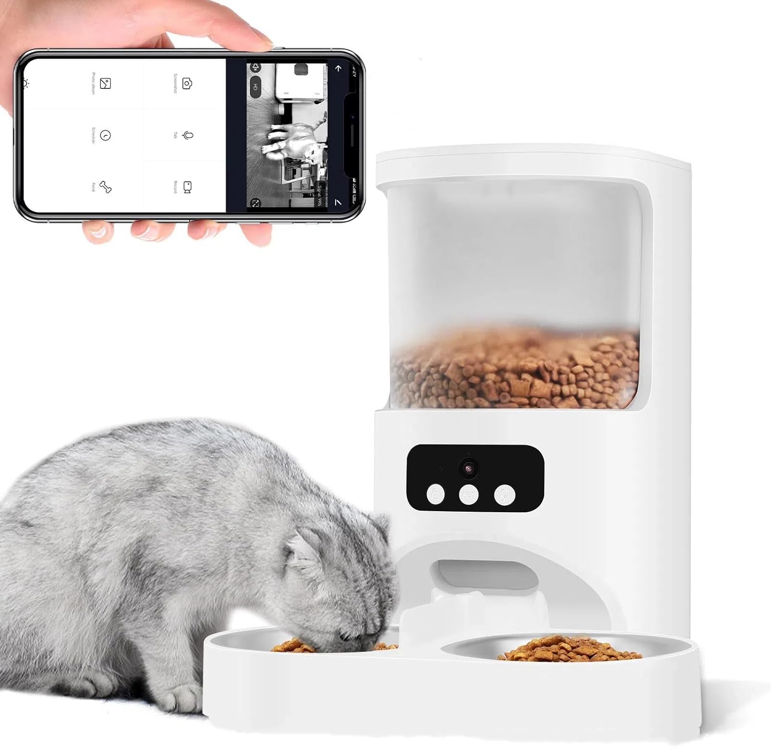 PETKIT♡自動給餌器♡猫 犬用♡カメラ付 1080P 暗視機能 PETKIT 自動