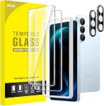 JETech Screen Protector for Samsung Galaxy S26 with Camera Lens Protector, 9H Tempered Glass Film with Easy Installation Tool, Fingerprint ID Compatible, HD Clear, 2-Pack Each