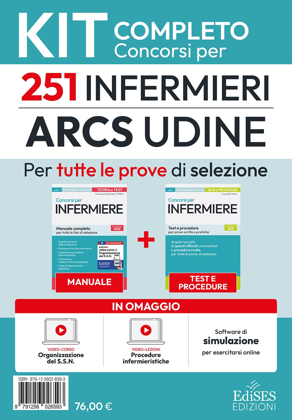 Concorso 251 Infermieri ARCS Udine: kit completo
