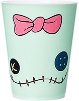 Vista 3 de Silver Buffalo Disney Lilo and Stitch Faces With Scrump, Angel y Leroy - Juego de 4 mini tazas de plástico, 1.5 onzas