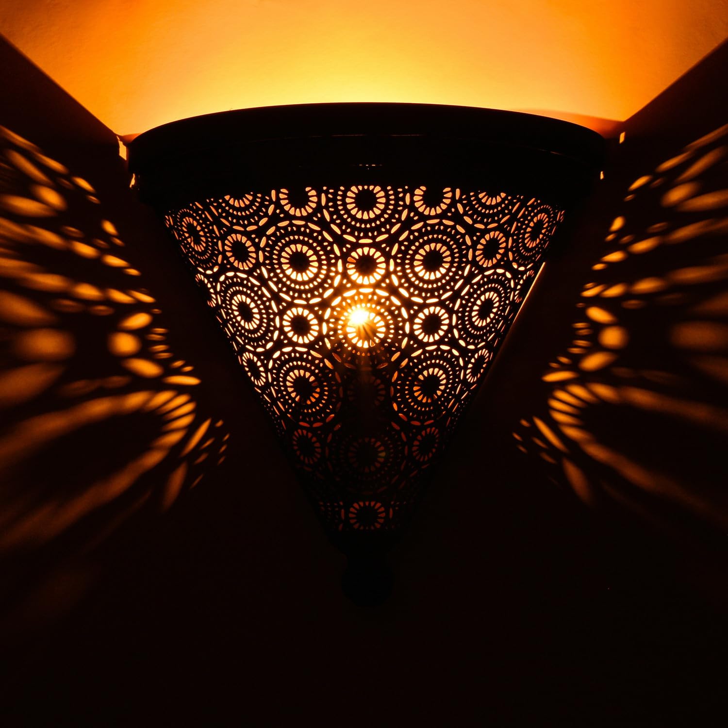 2er Set Orientalische Wandlampe Firas aus Metall gold antik 31 cm | Metall, Wandleuchte, Wanddeko