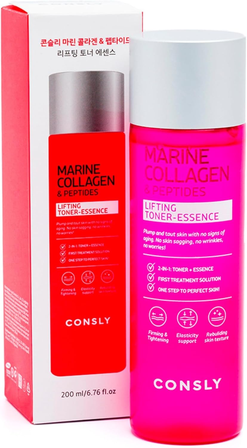 Marine Collagen Toner-Essence | 2-in-1 Hydrating & Revitalizing Face Toner + Essence | Lightweight Moisture & Skin Comfort | Korean Skincare for All Skin Types | 200ml / 6.76 fl oz - Image 8