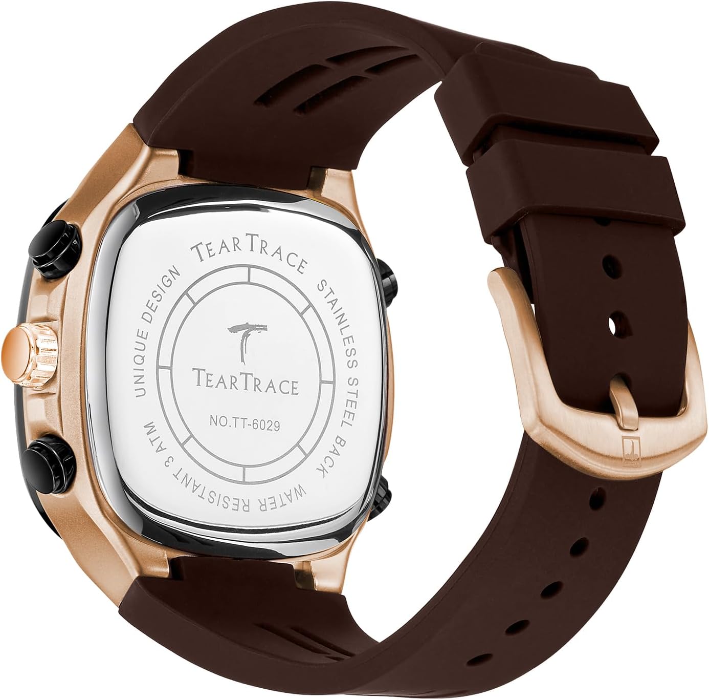 Men’s Watches Analog Digital Quartz Waterproof Sport Watches for Men Chronograph Alarm Multifunctional Wrist Watch with Silicone Strap - Image 9