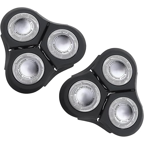 RQ11 Cabezal de repuesto para afeitadora Philips Norelco SensoTouch 2D RQ1152 1150X 1160X 1170X 1180X Series, 2 unidades