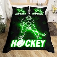 Vista 45 de Funda de edredón de béisbol matrimonial, juego de ropa de cama con temática de juegos de deportes de pelota para niños, funda de edredón de guantes