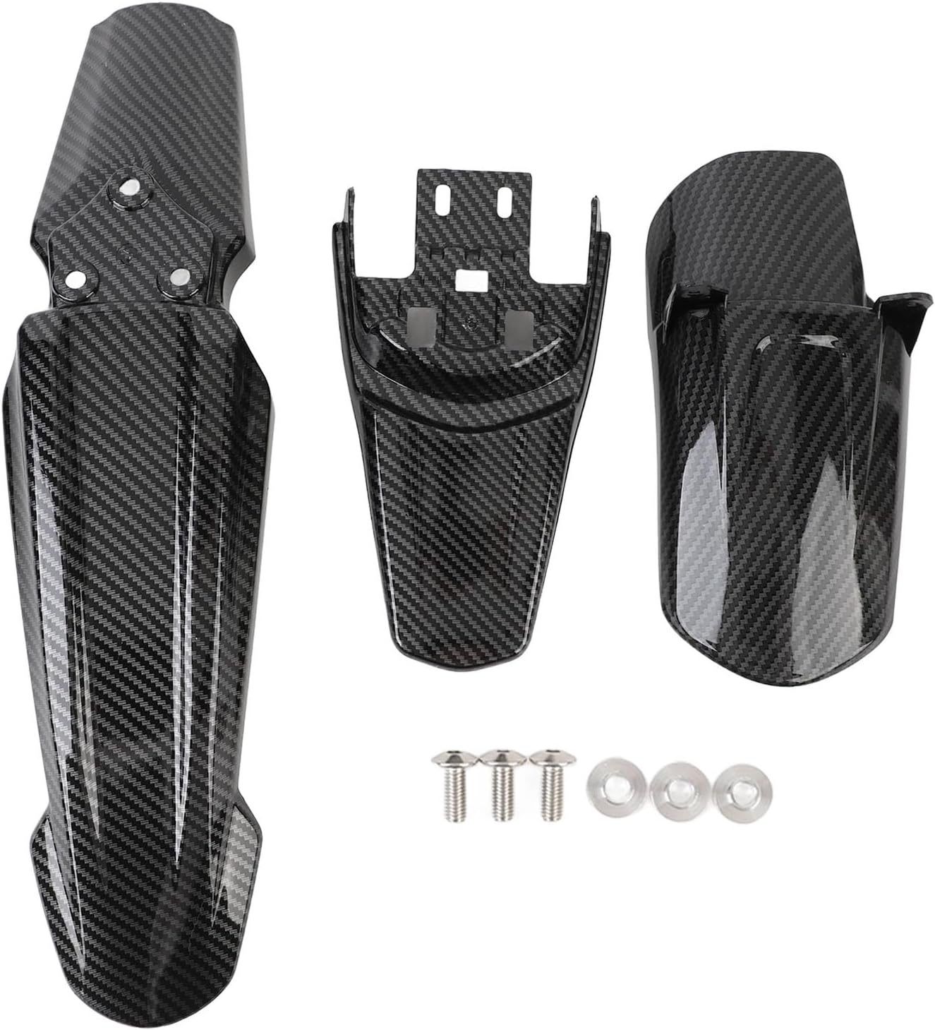 Motorcycle Front Rear Mud Guard, High Strength Rear Wheel Cushion Mud ...