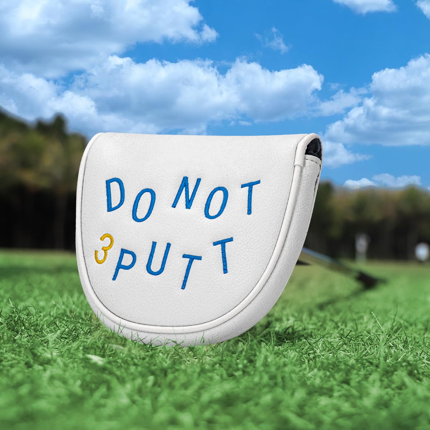 Funda de Putter de Golf de Cuero PU con Cierre Magnético