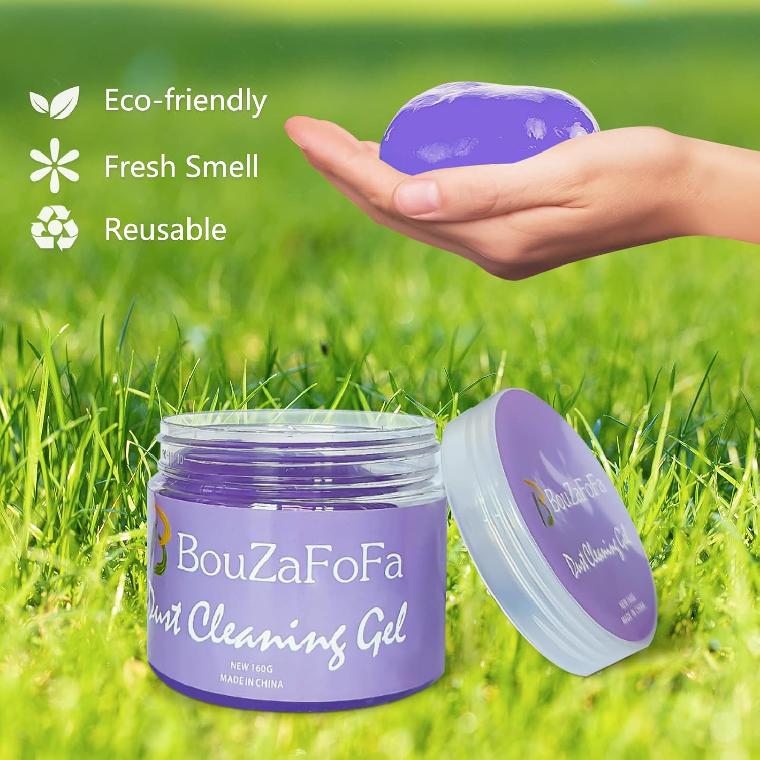 Car Detailing Kit Car Cleaning Gel Universal Car Air Vent Dust Cleaner Car Accessories for Women Men Car Cleaning Supplies Auto Detailing Tools Interior Cleaning Putty Mud Slime for Keyboard PC Purple : Automotive