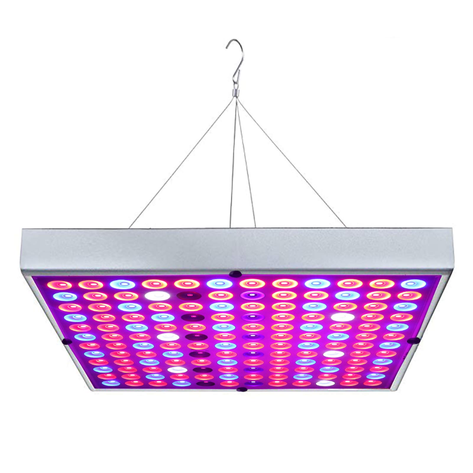 Światło do uprawy, oświetlenie LED o pełnym spektrum działania, 45 W 144 Koraliki LED do nasion roślin kwiatowych Hydroponika Szklarnie Namiot do uprawy Fabryka roślin Lampy do uprawy warzyw 85–265